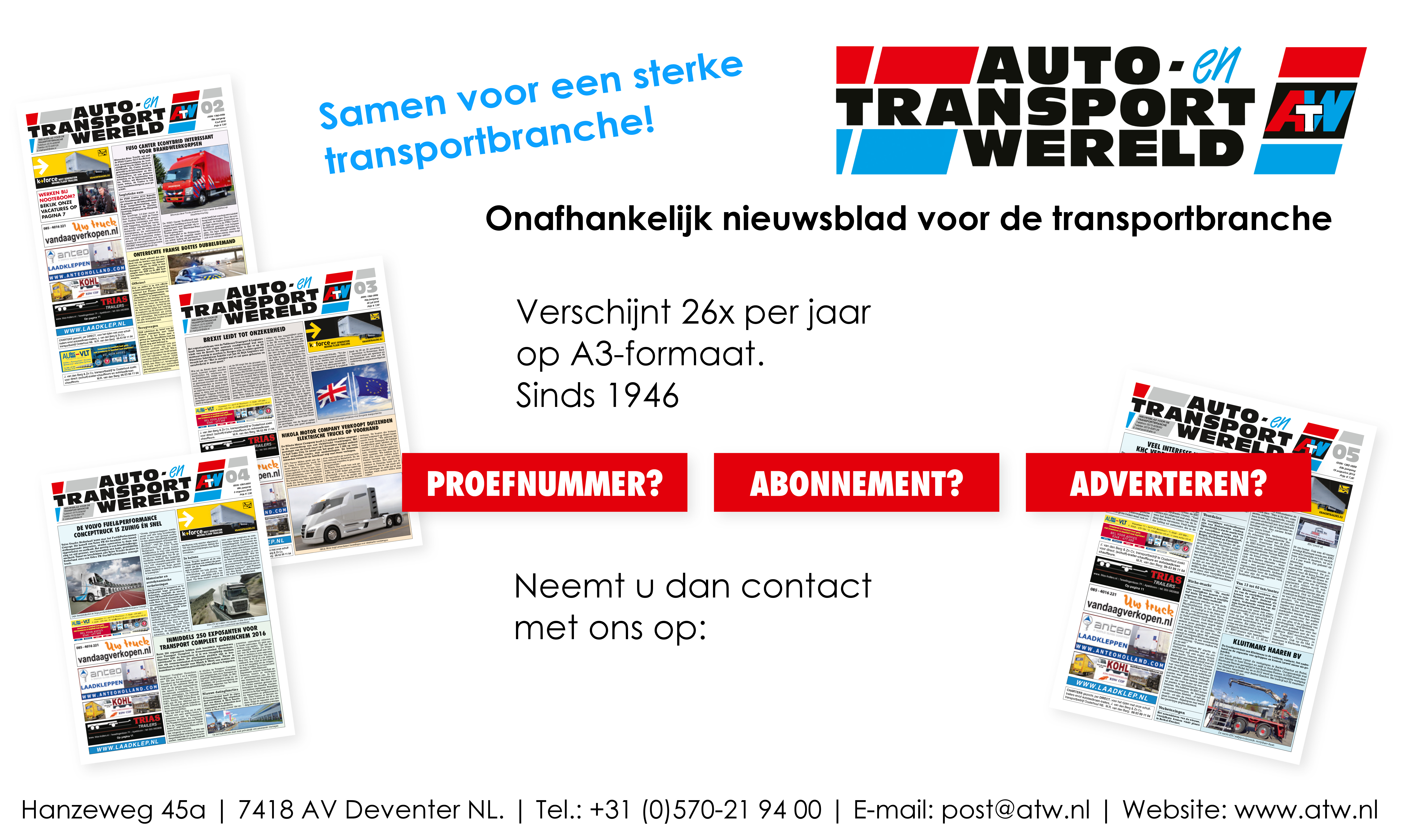 Download hier de mediagegevens van ATW 2025